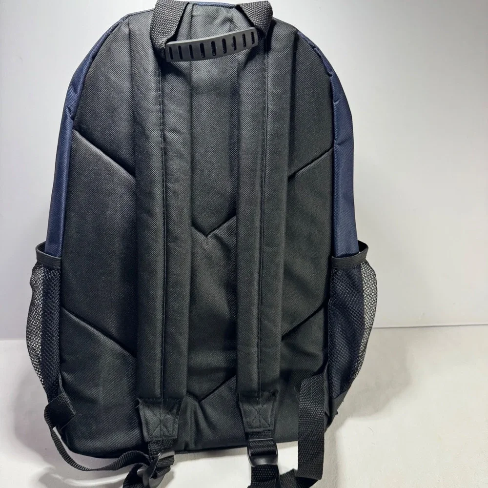 Summit Ridge Backpack Navy‎ Blue Black Reflective Mesh Pockets F266 C51580 Top